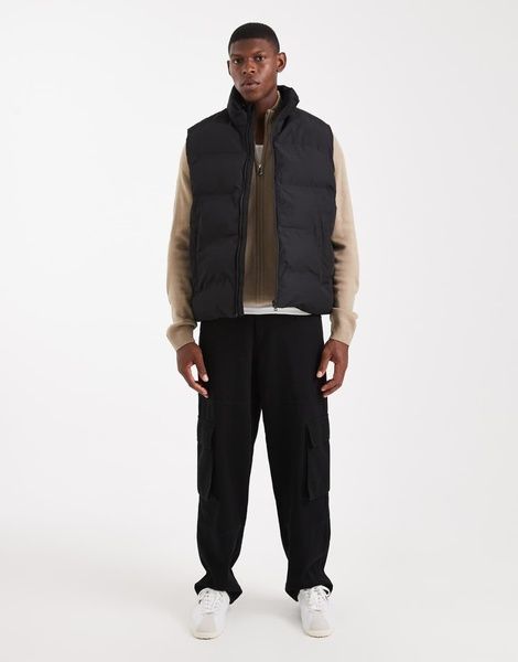 Безрукавка Jack&Jones Essentials Soho Collar Чорний S 12278751 12278751 фото