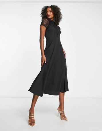 Сукня Liquorish Petite A Line Чорний EU36 121400561 121400561 фото
