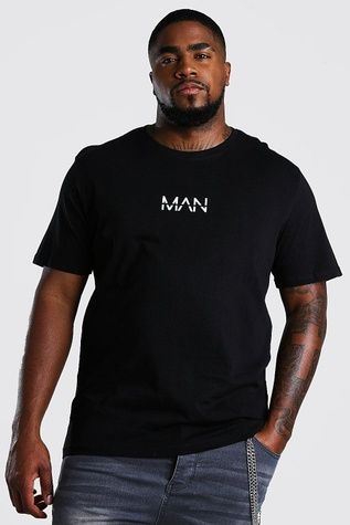 Футболка Boohoo Plus Size MAN Dash Чорний 2XL MZZ14623 MZZ14623 фото