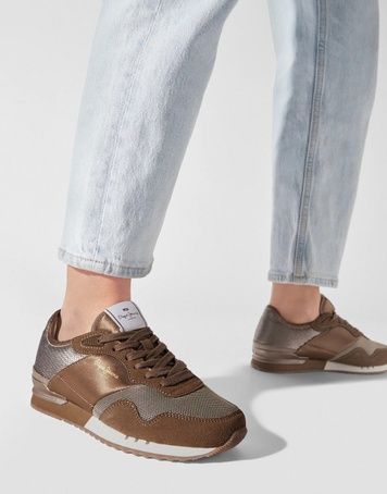 Кросівки Pepe Jeans London W Sequins Коричневий 39 PLS31382 840 PLS31382 840 фото