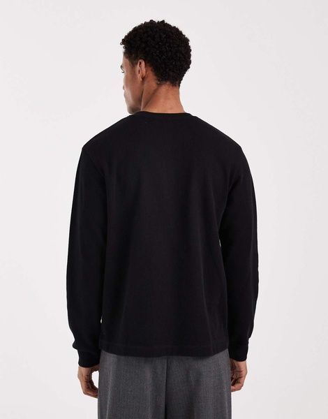Лонгслів Jack&Jones JORARGOS Henley Чорний XL 12294943 12294943 фото