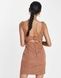 Міні сукня Asos Structured Twist Front Мокко EU36 107338686 107338686 фото 2