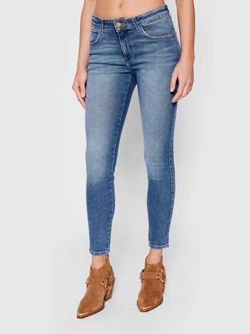 Джинси Wrangler Skinny Синій W32L32 W28KTX386 W28KTX386 фото