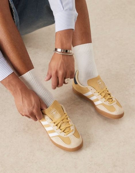 Кеди adidas Originals Gazelle Indoor Бежевий 43 1/3 JI3523 JI3523 фото