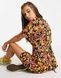 Cукня-міні ASOS DESIGN із зав'язками та квітковим принтом Чорний EU38 107918460 107918460 фото 3