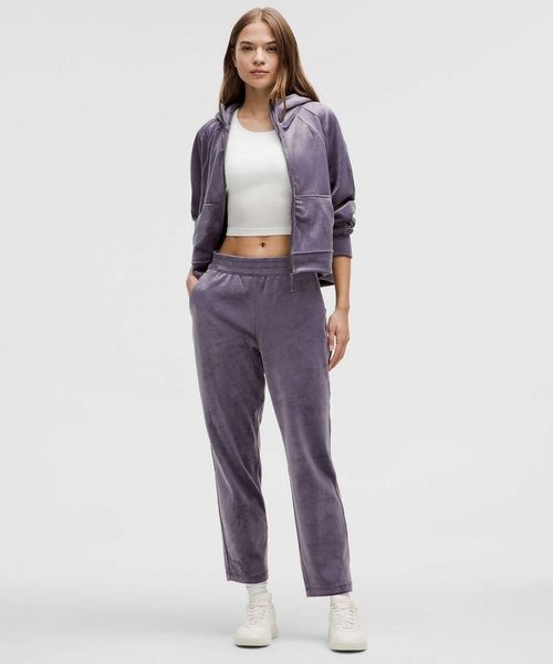 Штани Lululemon Scuba Straight-Leg Pant 7/8 Length Фіолетовий 3XS LW5GJQS LW5GJQS фото