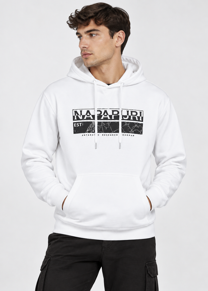 Худі Napapijri Balfrin H Білий XL NP0A4I3X0411 NP0A4I3X0411-W фото