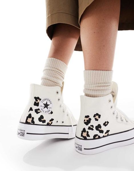 Кеди Converse Chuck Taylor All Star Lift Print Білий 41.5 A14936C A14936C фото
