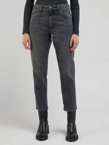 Джинси Lee Rider Slim Straight Чорний W28L33 112341336 112341336 фото