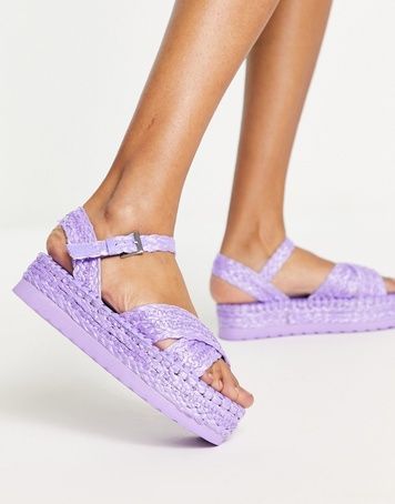 Босоніжки South Beach Сrossover Flatform Фіолетовий 37 113928746 113928746 фото