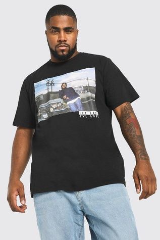 Футболка Boohoo Plus Size Ice Cube License Чорний L MZZ11732 MZZ11732 фото