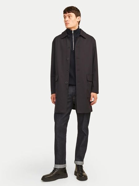 Светер Jack&Jones Perfect Half Zip Чорний 2XL 12257773 12257773 02 фото