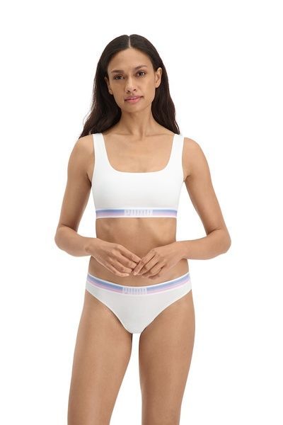 Бюстгальтер PUMA Iconic Paded 2-Pack Білий M 701210988 003 701210988 003 фото