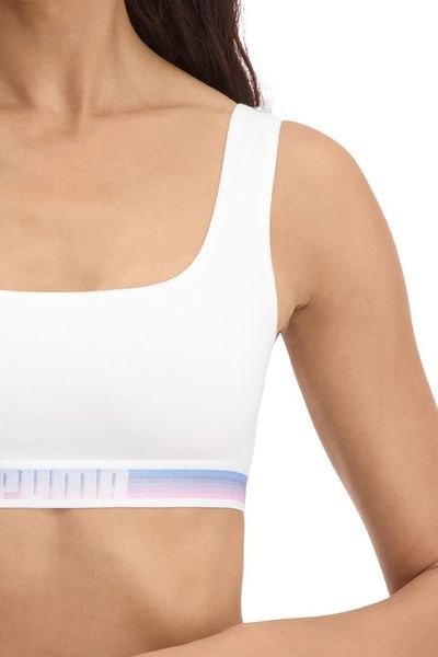 Бюстгальтер PUMA Iconic Paded 2-Pack Білий M 701210988 003 701210988 003 фото