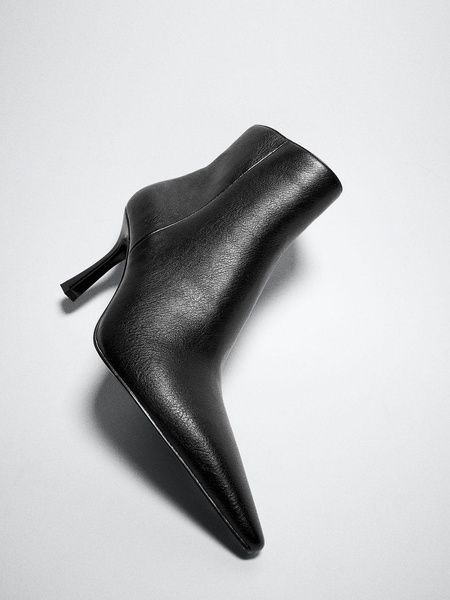 Ботильйони MANGO Solid Heeled W Чорний 41 37075131 99 37075131 99 фото